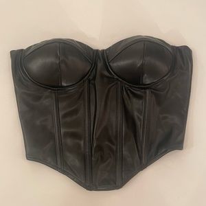 Pretty little thing leather corset